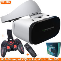 3D Virtual Reality VR Glasses Shinecon G19 VR Glasses Google Cardboard Headset Virtual Glasses for ios Android Smartphone
