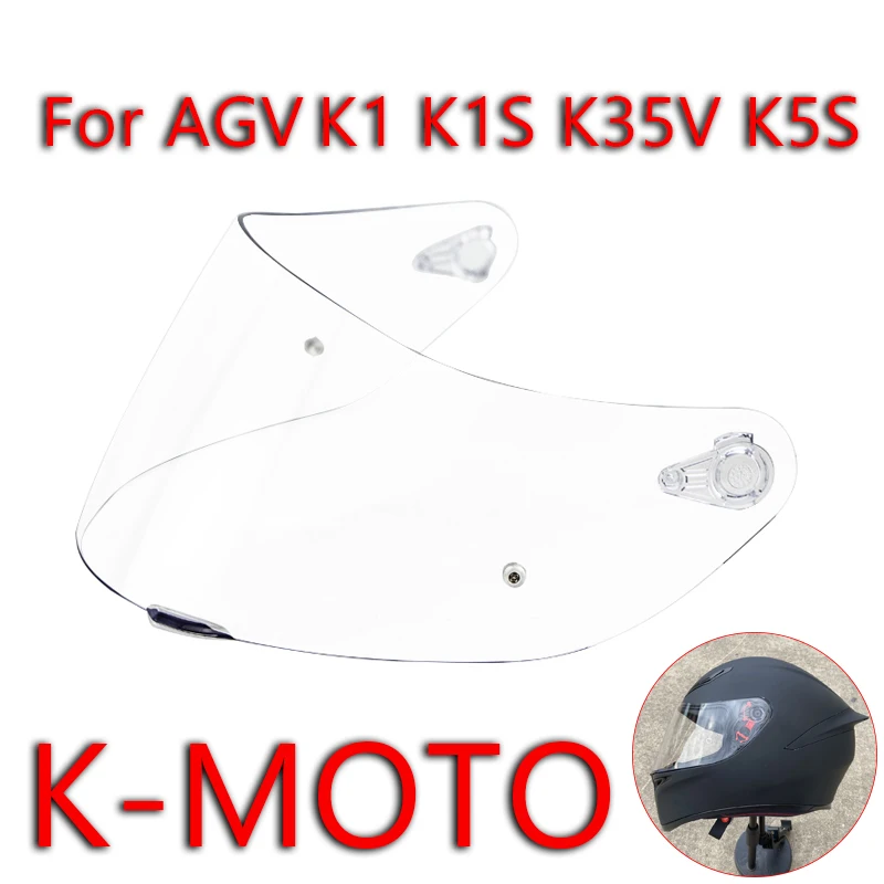 

K1 Helmet Face Shield Visor for AGV K5S K5 K3SV K1S Visera Casco Moto Visor K3SV High Toughness Strength Helmet accessories