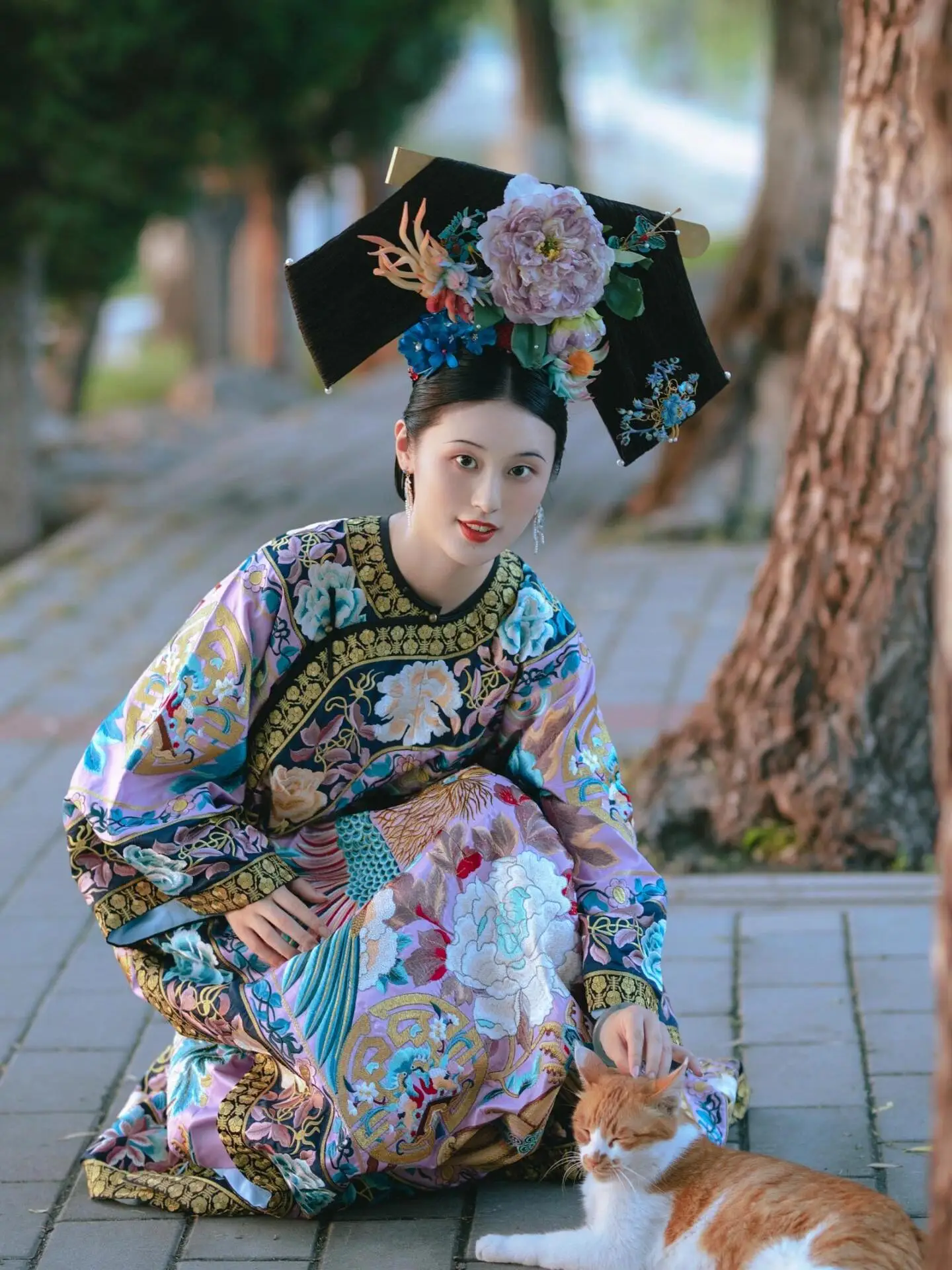 robe-de-concubine-preferee-de-l'empereur-longue-rose-a-revers-asymetrique-costume-de-cour-traditionnel-pour-photographie-touristique