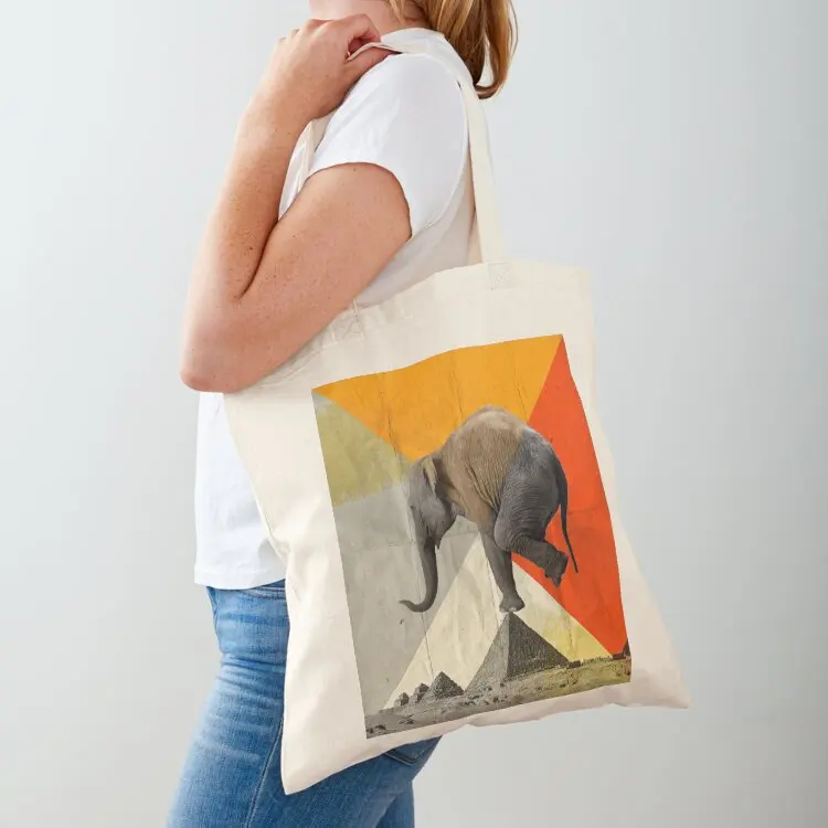 

Balance of the Pyramids Tote Bag Women's beach bags Canvas shoulder bag Women's bag female