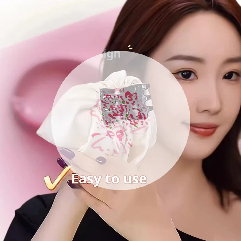 القوس مشبك شعر كليب بلون أسود أبيض الشعر القرش انتزاع كليب أدوات تصفيف الشعر إكسسوارات الشعر للنساء فتاة #1