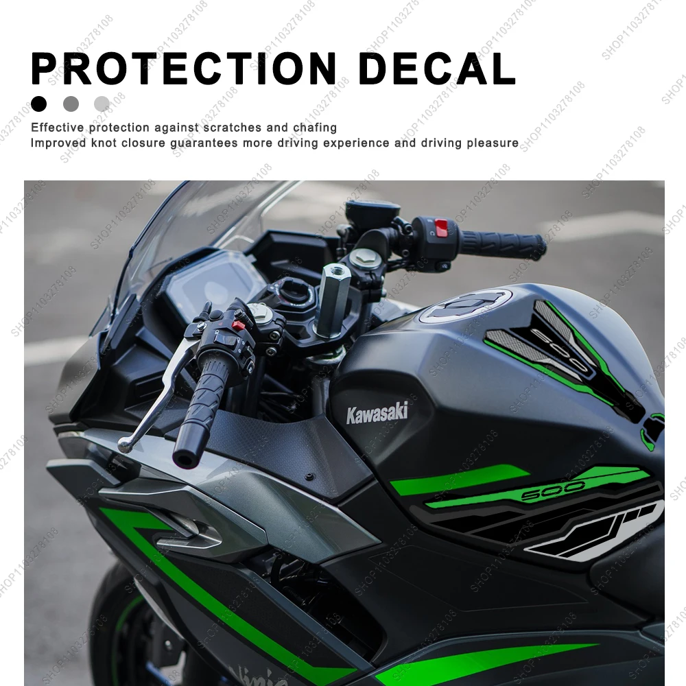 For Z500 Z 500 2024 3D Epoxy Resin Sticker Kit Waterproof Motorcycle fuel tank pad Protective decals