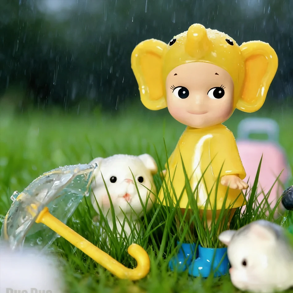 1-6 peças Caixa Misteriosa de Bonecos com Tema de Animais Fofos para Dias Chuvosos, Estilo Aleatório, Mini Figuras Colecionáveis para Decoração de Mesa e Presentes