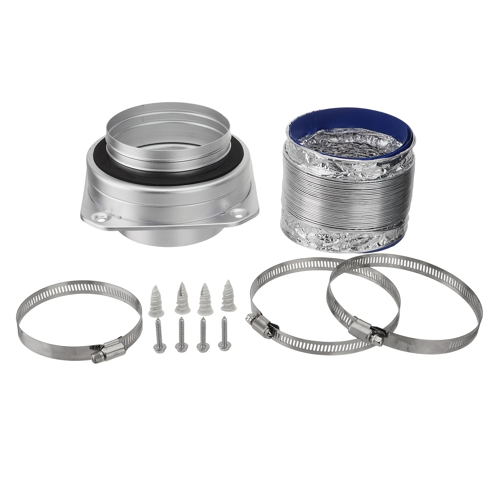 Magnetic Dryer Vent Coupling DV180 Airtight Seal Dryer Vent Connector Kit Easy To Clean Quick Connector Including A 2.6ft 4