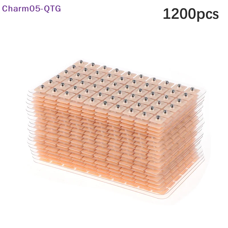 NEW 1200Pcs Ear Point Stickers Ear Pressure Stick Acupuncture Magnetic Beads Auricular Ear Stickers Massage Ear stickers