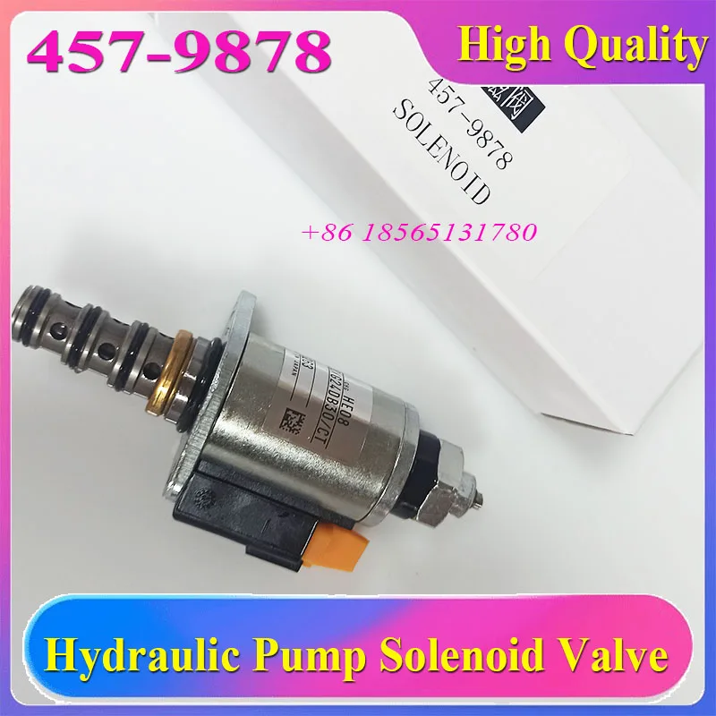 4579878 457-9878 Pump Solenoid Valve for Caterpillar Excavator 320D 311D 325D 315D 349D 330D 320E 336D2  Hydraulic Pump Solenoid