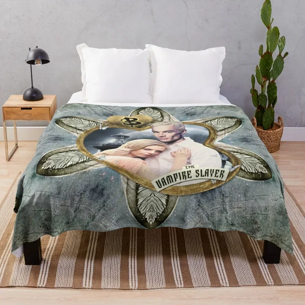 Buffy & Spike Throw Blanket Sofa Throw Heavy Decorative Throw Single Blankets