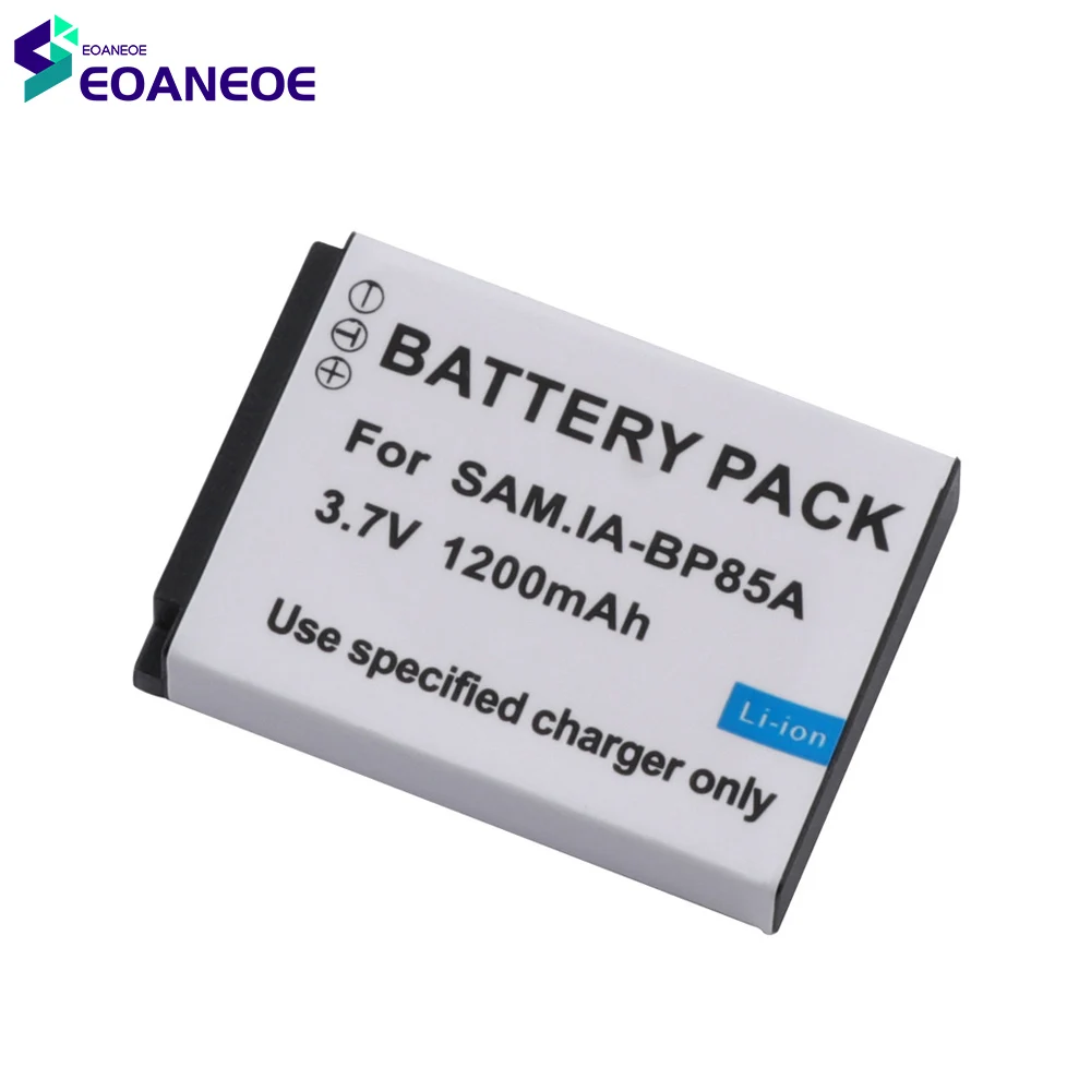 New 3.7V 1200mAh Lithium Rechargeable Battery Pack High Quality Camera Li-ion Batteries Cell For SAMSUNG BP85A PL210 SH100 WB210