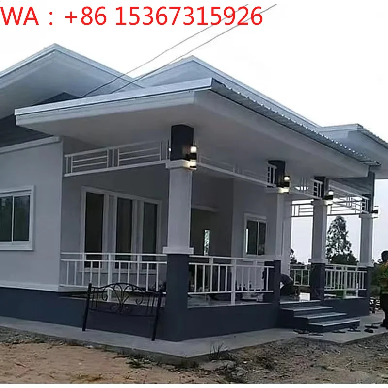 Combined Residential Light Steel Structure Prefabricated Luxury Villa Building