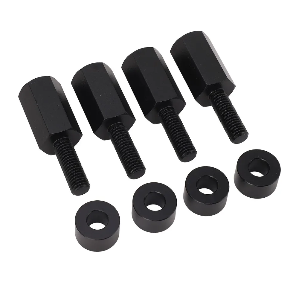 Durable Black UTV Seat Riser Height Adjustable Rising Mounts Kit Seat Lift Kit Lift Up Seat