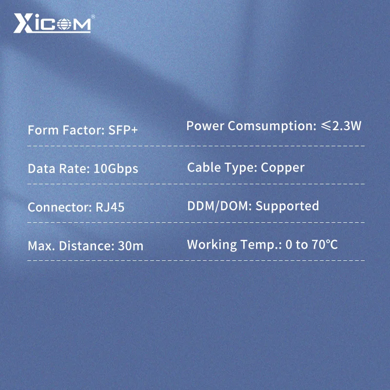 銅製トランプトランシーバーモジュール,10g,rj45,30m, 80m, 10 gbase-t,cisco,Mikrotikイーサネット,光ファイバスイッチと互換性があります