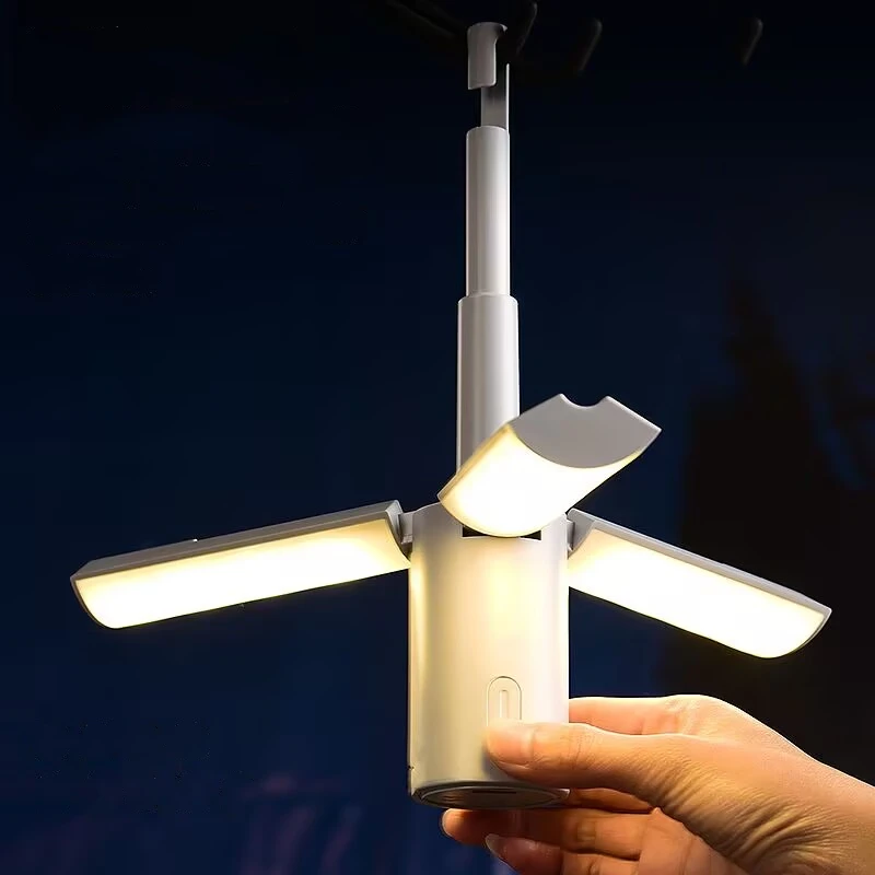 

Outdoors Portable Camping Lanterns Hanging Tent Lamp Waterproof Dimmable Camping Light 4000mAh Hiking Fishing Emergency Lantern