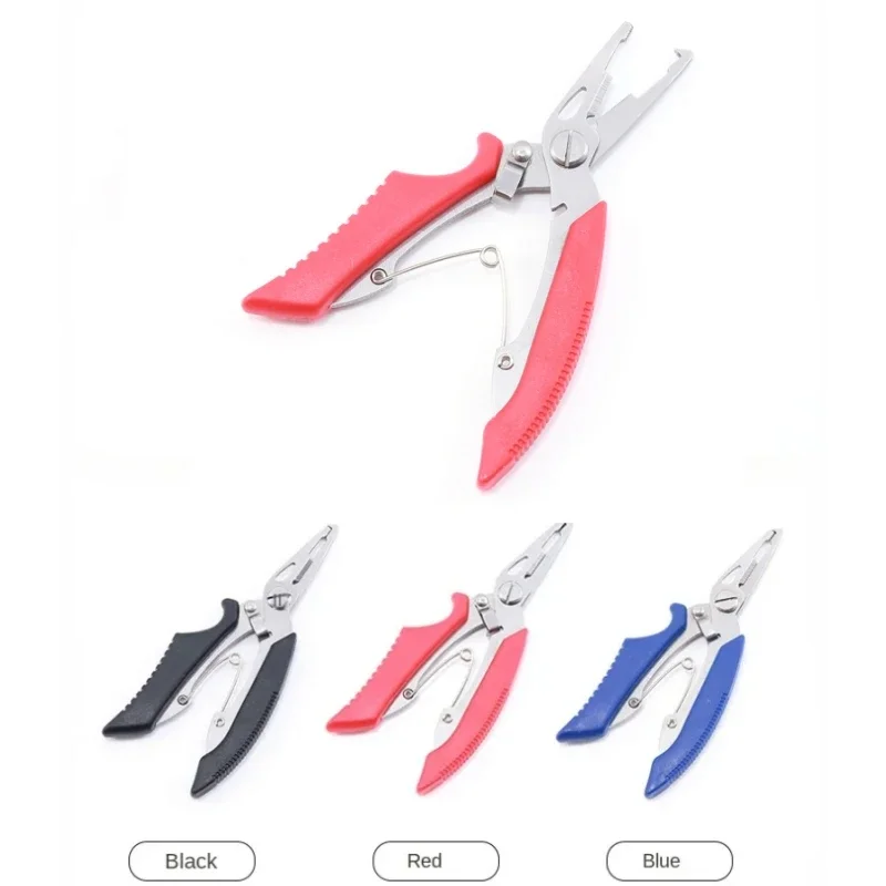 1pcs ABS Fish Pliers Fishing Tools Tackle Set Stainless Steel Fish Control Grip Gripper Lure Multifunctional Plier Hook Plier