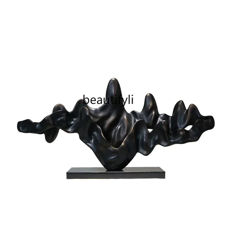 03 ss Sculpture Hotel Soft Decoration Ornament Commercial Building Front Desk Public Space Lobby Villa Entrance Artwork