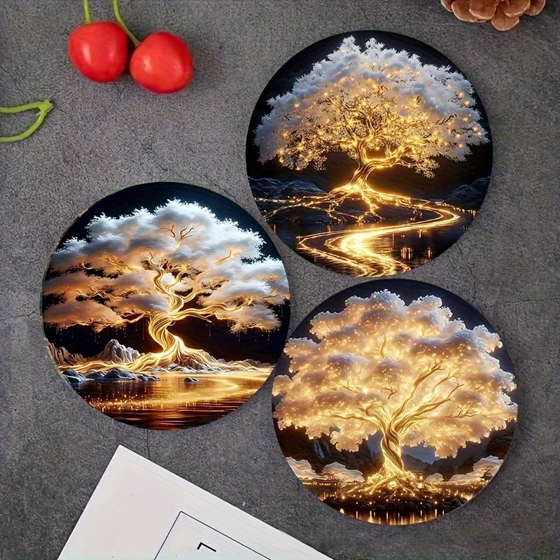 6Pcs 2D Golden Life…