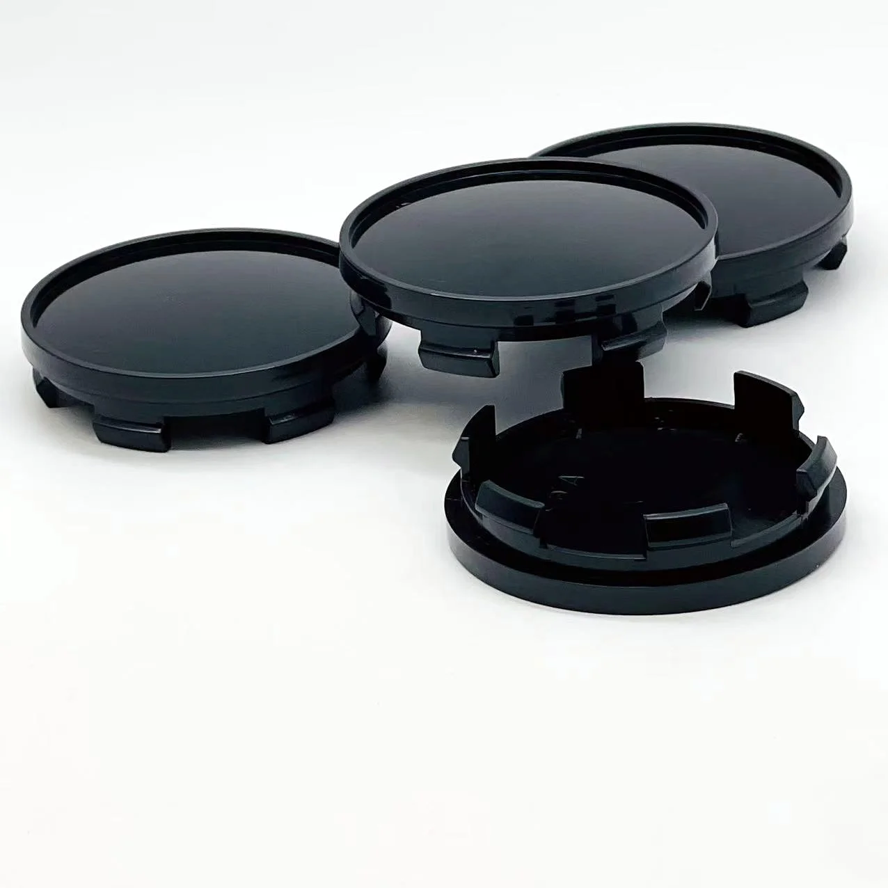 

4pcs 65mm New ABS Black / Silver Universal Car Wheel Hub Center Cap Cover For Most Cars Trucks Wheels Tires & Parts Wear Parts