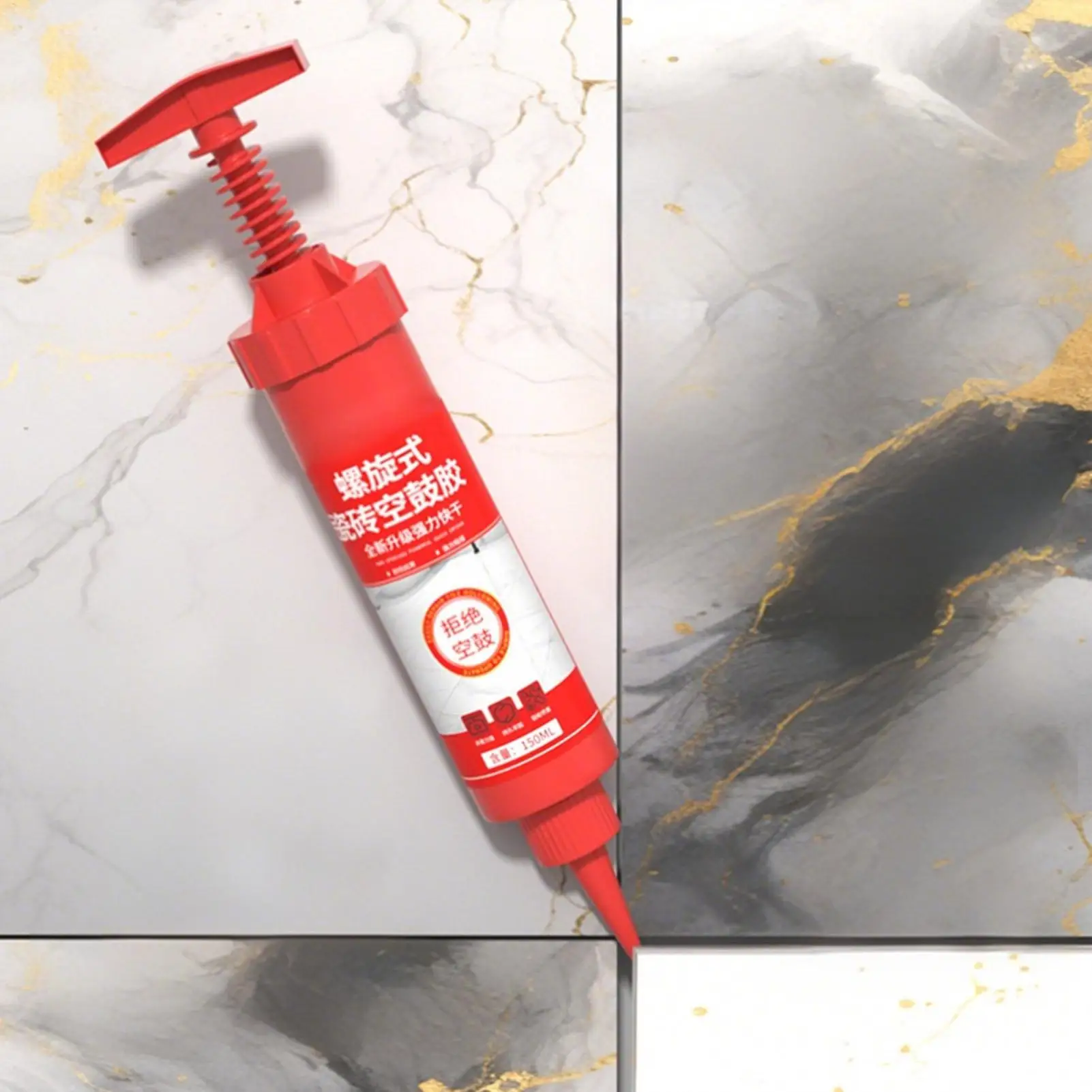 Grouting Adhesive For Floor Tiles Drumming Adhesive Strong Strong Fast Drying Spiral Tile Adhesive