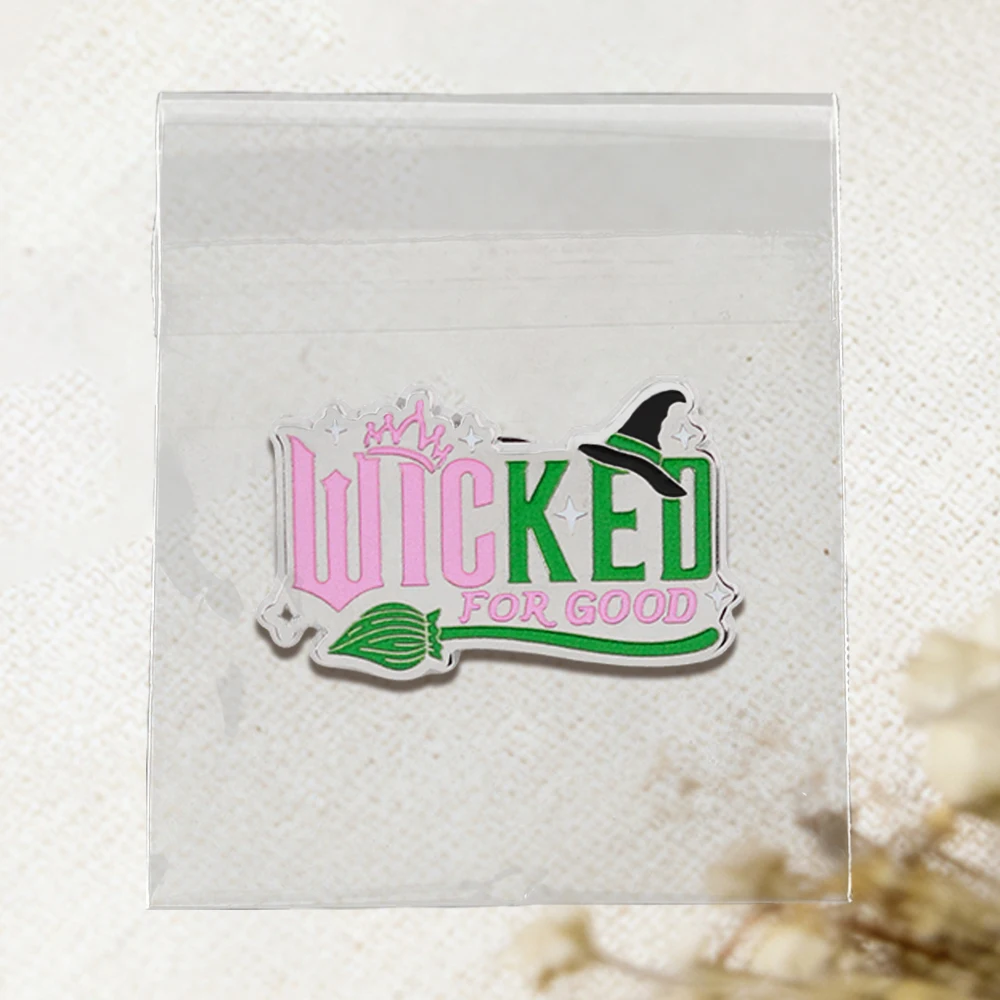 Wicked – Die beste Emaille-Brosche, inspiriert vom Broadway-Musical, Anstecknadel, Hexenhüte, Kronen, Fantasy-Accessoires, Geschenk für Musical-Fans – Detail 13