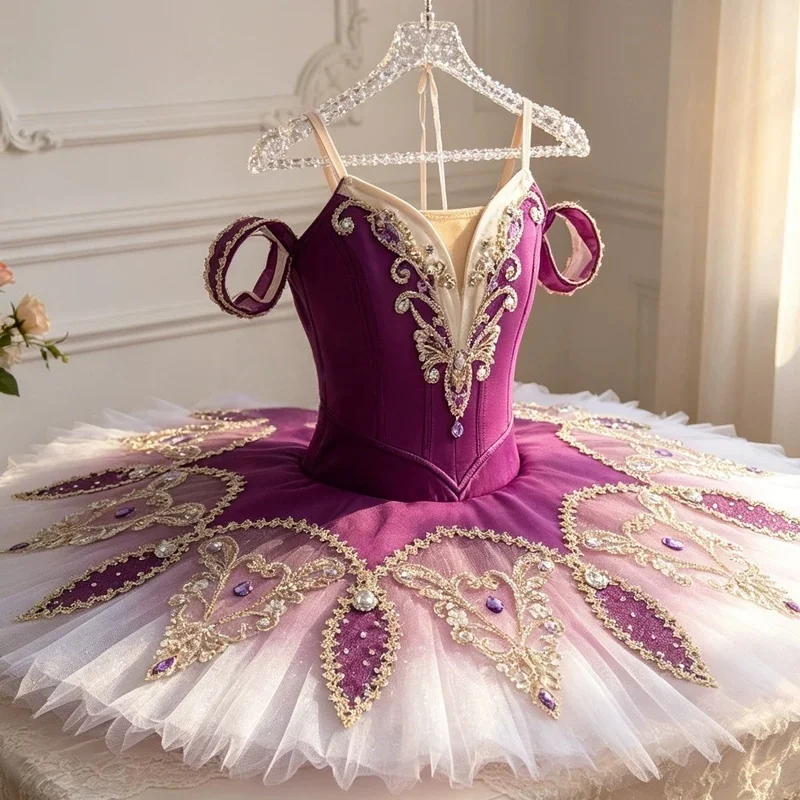 Jupe tutu sur mesure pour le carnaval de Venise, jupe de ballet professionnelle pour concours de ballet