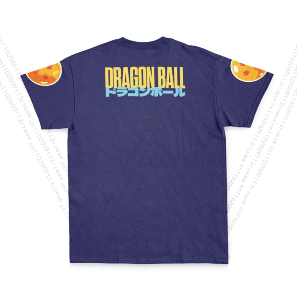Nuevo Anime Dragon Ball Z Vegeta V2 hombres Y2K Cosplay estampado camiseta Hipster Popular niños transpirable moda calle manga corta