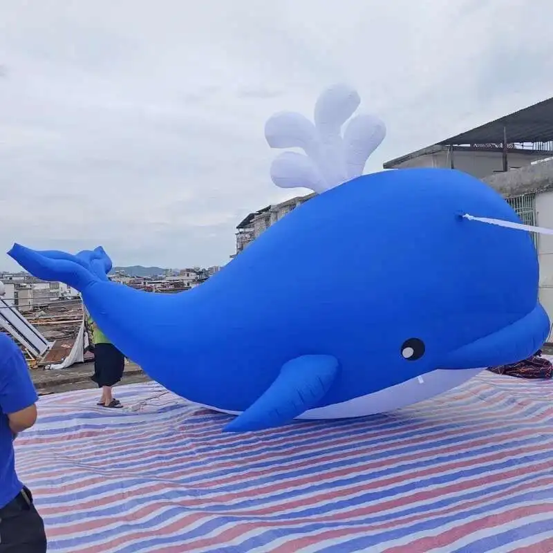 Iatable Dolphin Whale Animal Model With Air Blower Party Decor For Aquarium Event Supplies And Decorations