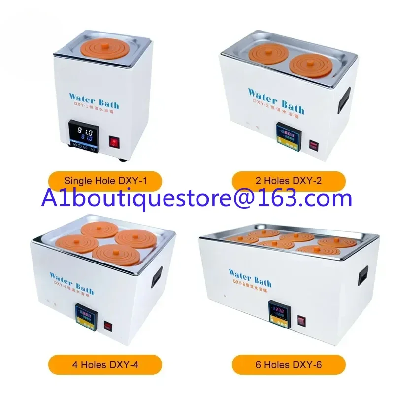 Constant Temperature Water Bath 220V Laboratory LCD digital  lab anti-dry burned water bath Thermostat Tank 6/4/2/1 Hole