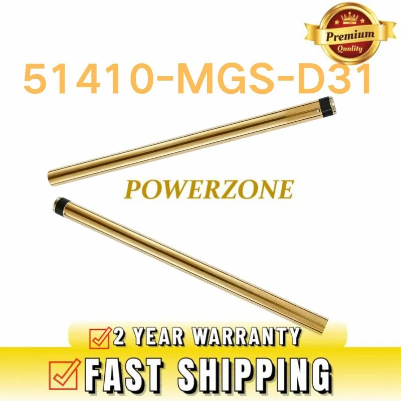 New 1 Pair For Honda NC700 S/SA 2012-2013 NC700 X/XA 2012-2017 Silver/Golden Front Fork Inner Tubes Pipes Bars 51410-MGS-D31