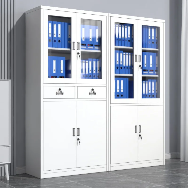 

Steel file cabinet Iron cabinet Office financial certificate with lock File storage Short information