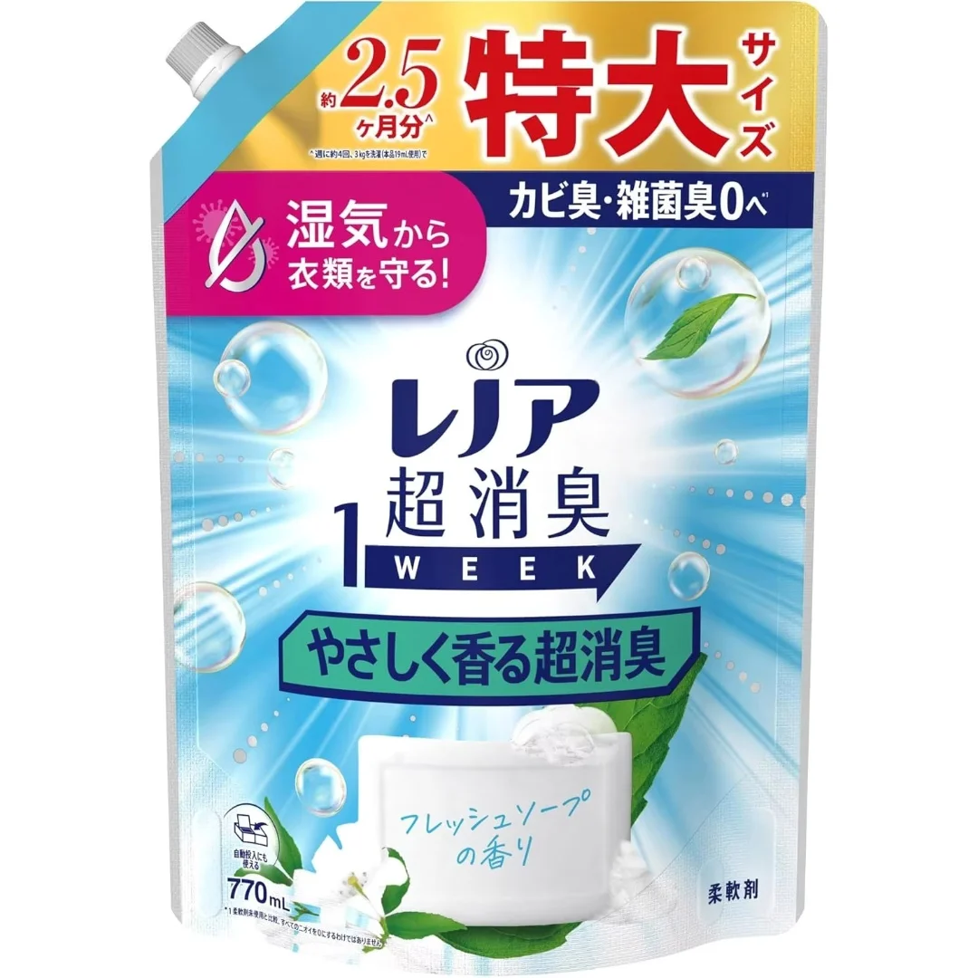 yZ[zP&G Lenor mA L1WEEK _ ₳钴L tbV\[v̍ lߑւ 770mL