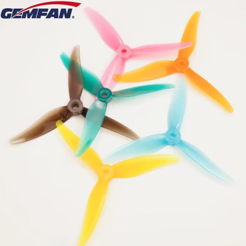 ใบพัด GEMFAN 51466 V2 แบบสามใบพัด ขนาด 5 นิ้ว แข็งแรง ทนทานต่อการระเบิด รวดเร็วยิ่งขึ้น สำหรับเครื่องบินบังคับวิทยุ