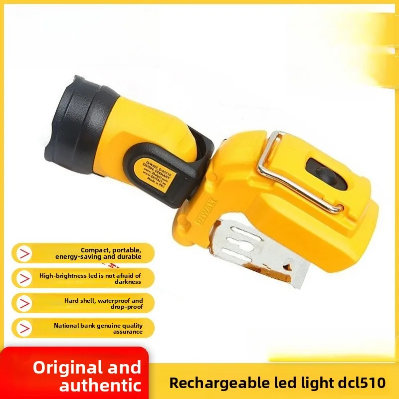 Batería de litio Luz LED recargable de 10,8 V, linterna universal DCL510