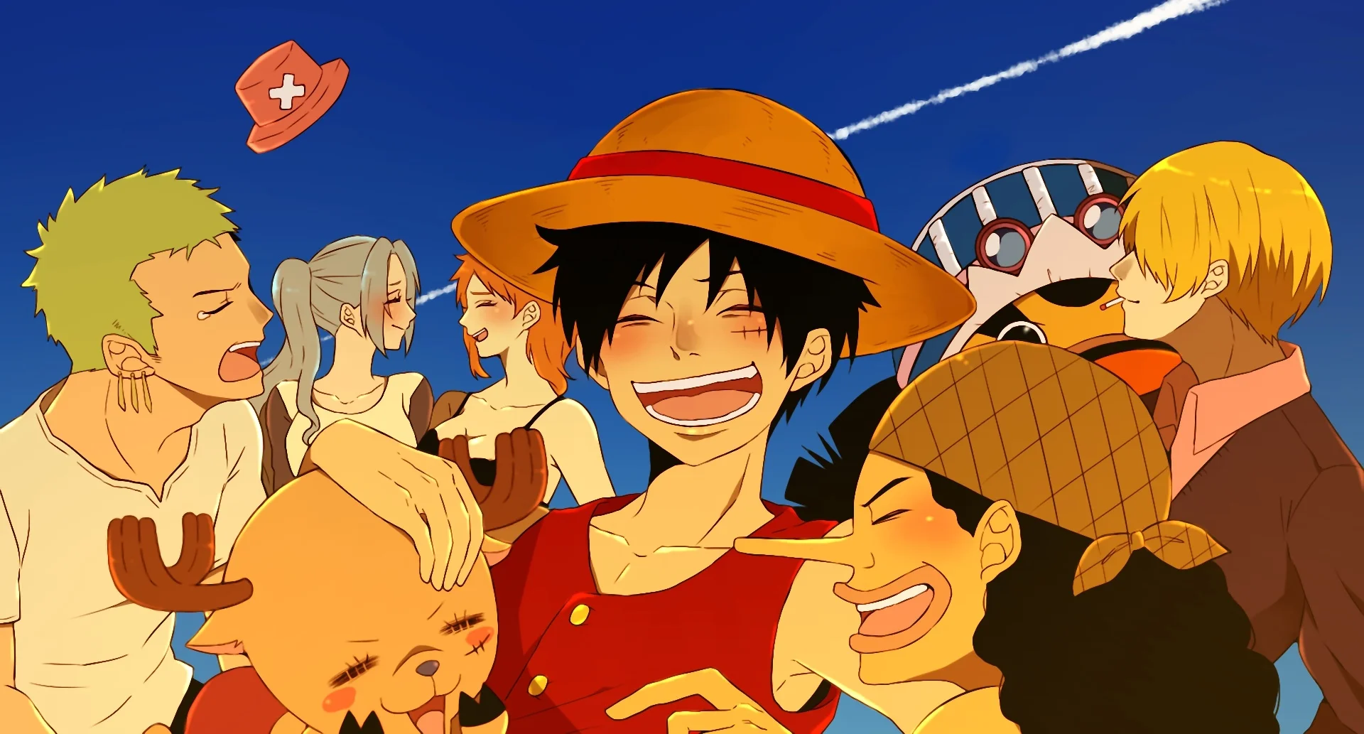 Jigsaw Puzzle 500/1000/1200/2000PCS One Piece Team Cheerful Gathering Anime Character Puzzle Home Decor Collectible Gift