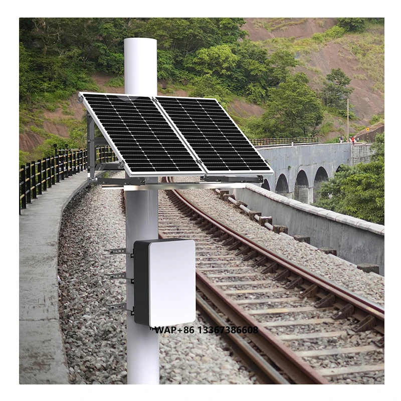 

Solar Panel Kit for CCTV , Complete Solar Power System with Lithium Battery & Pole Mount