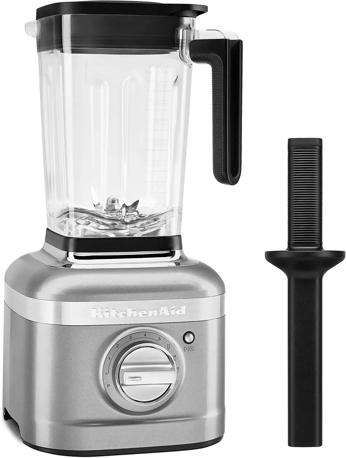 Blender o zmiennej prędkości z ubijakiem - KSB4028 - Contour Silver, 56 uncji