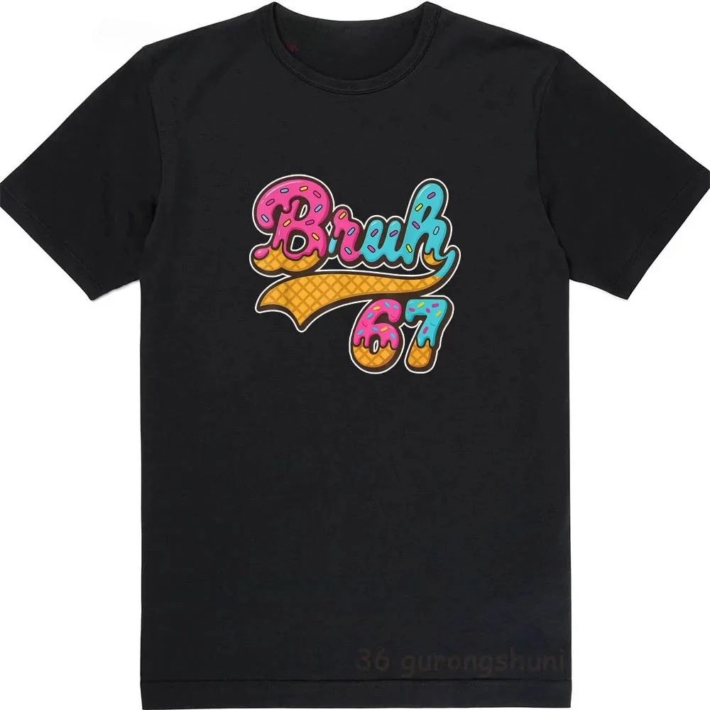 

67 Six Seven Funny Italian Brainrot Fashion Parent-child Wear Gaming Meme T-Shirt Y2k Gamer Gen Alpha Slang Saying Novelty Tops