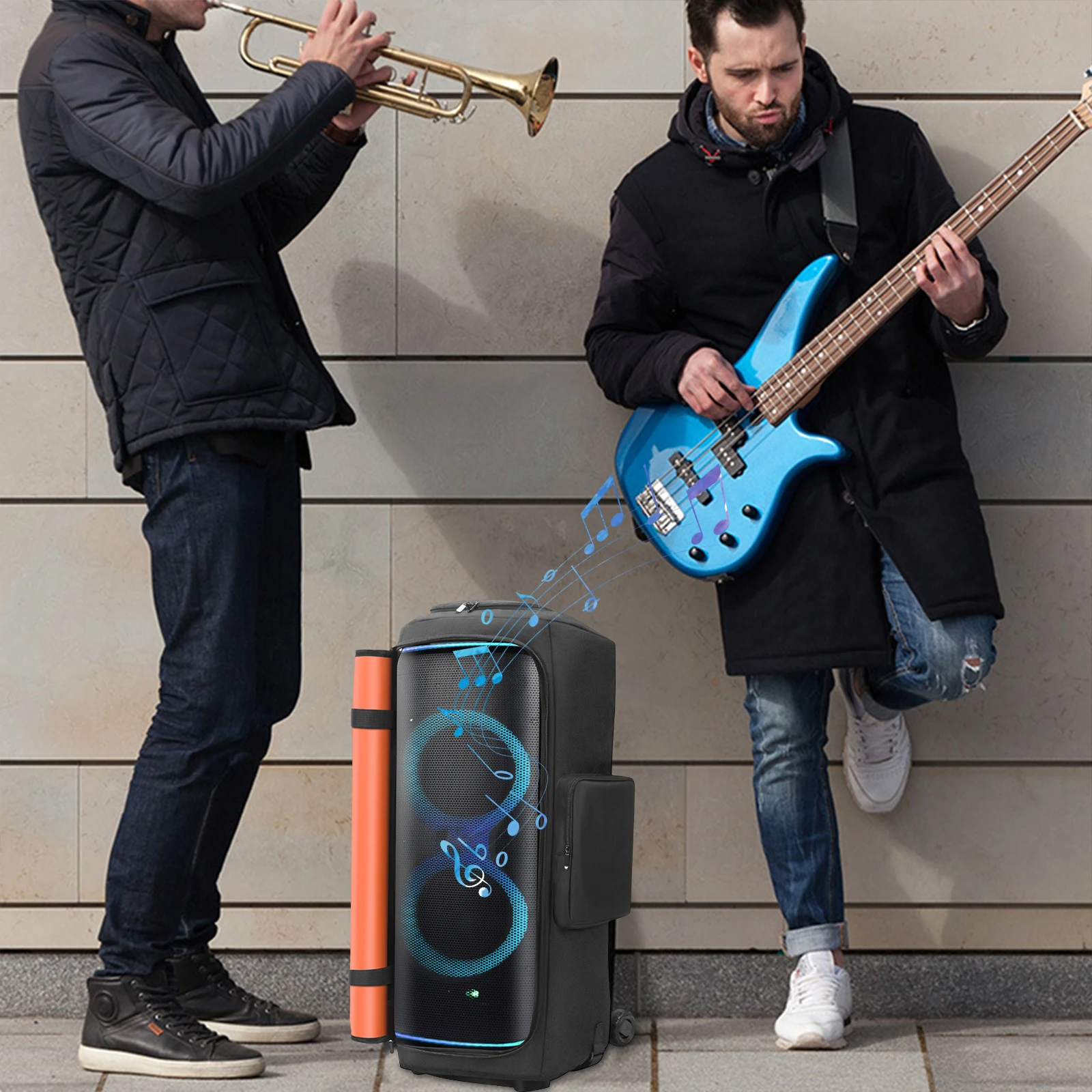 

Мягкий защитный чехол для динамика JBL Partybox 720, противоскользящая двухсторонняя сумка для хранения динамиков, износостойкая для путешествий на открытом воздухе