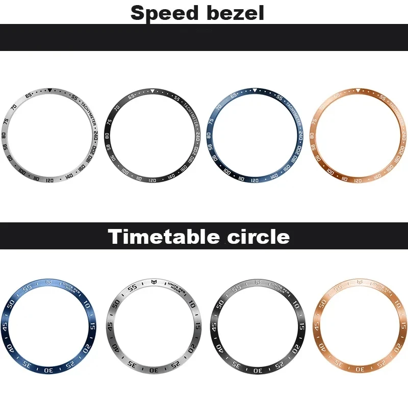 Anillos de bisel para Samsung Galaxy Watch 6 Classic, 43mm, 47mm, parachoques, cubierta de acero inoxidable, reloj 6 Classic 47, protección antiarañazos