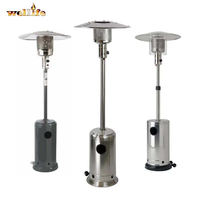 

【Best-selling】CE ETL UKCA Outdoor Propane Umbrella Stainless Steel With Wheels 13kw 45000but Patio Heater