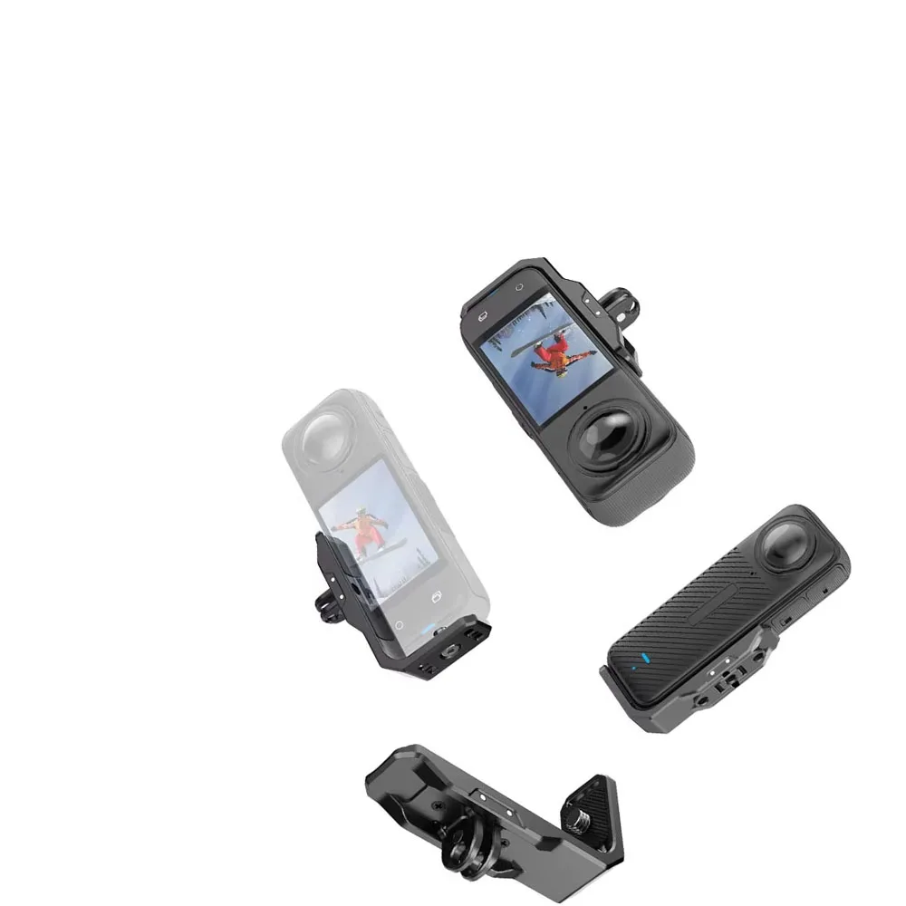

Horizontal Shooting Bracket for Insta360 X4 Sports Camera Aluminum Alloy Shooting Fixed Clip Support Accessories