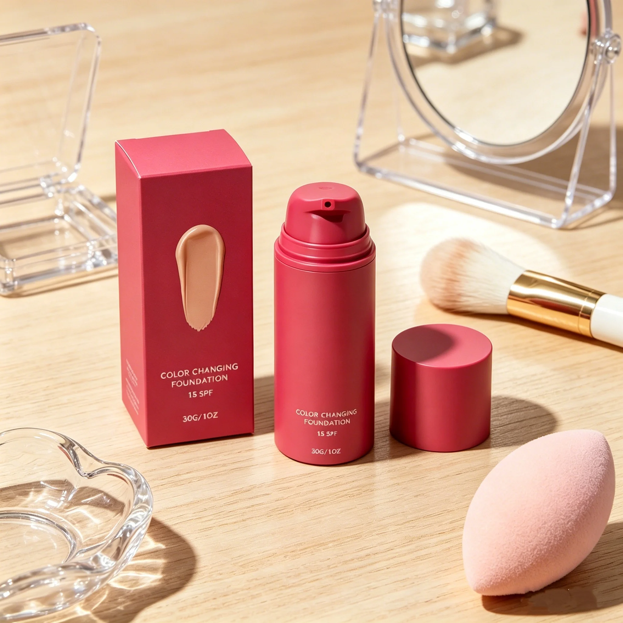 Base de Maquillaje Líquida con FPS 15, Cobertura Total, Hidratante, Corrector, Maquillaje Líquido para Piel Oscura, Ojeras, Líneas Finas, Bases Originales
