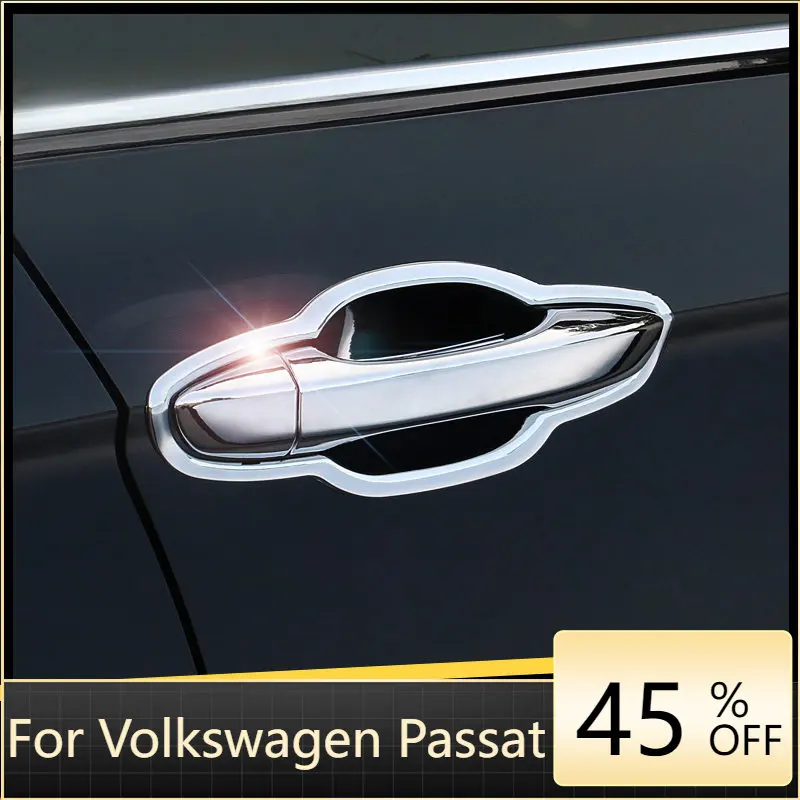 

For VW Volkswagen Passat B8 Car Door Handle Cover Backlight Car Protector Chromium Styling High-quality ABS Chrome 2017-2021