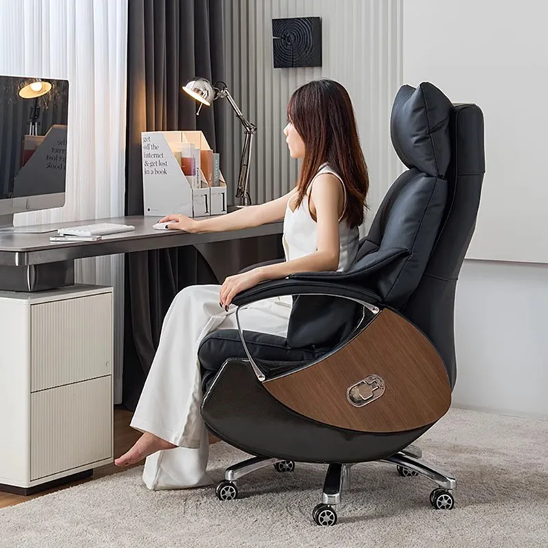Conference Reading Office Chair Swivel Study Mobile Wheels Office Chair Nordic Bedroom Designer Lounge Stoel Home Furniture