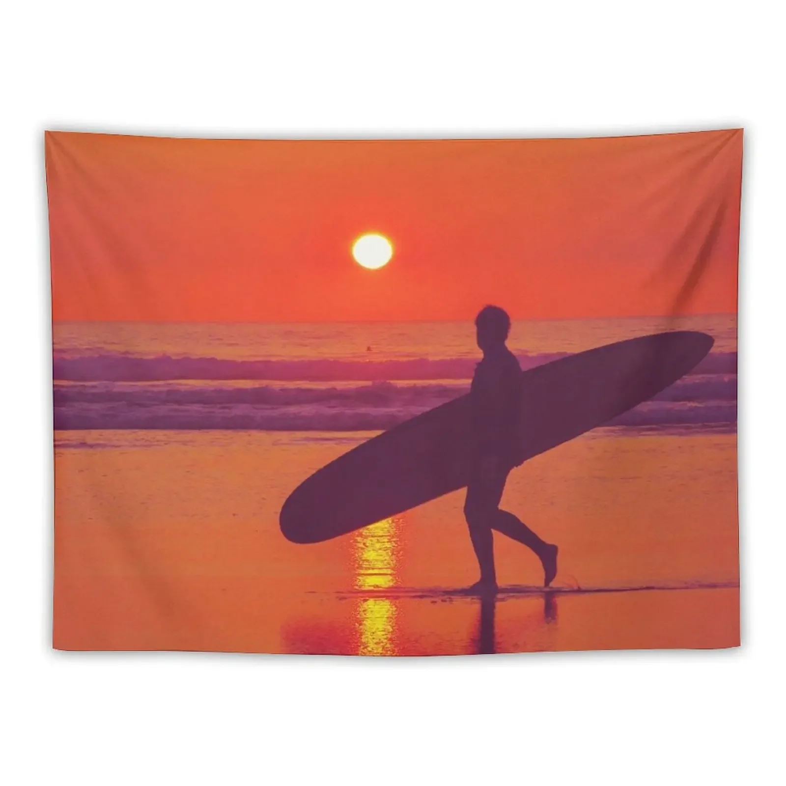 

Surfer Sunset 1.0 Tapestry Decoration Aesthetic Bedroom Decorations Aesthetics For Room Tapestry