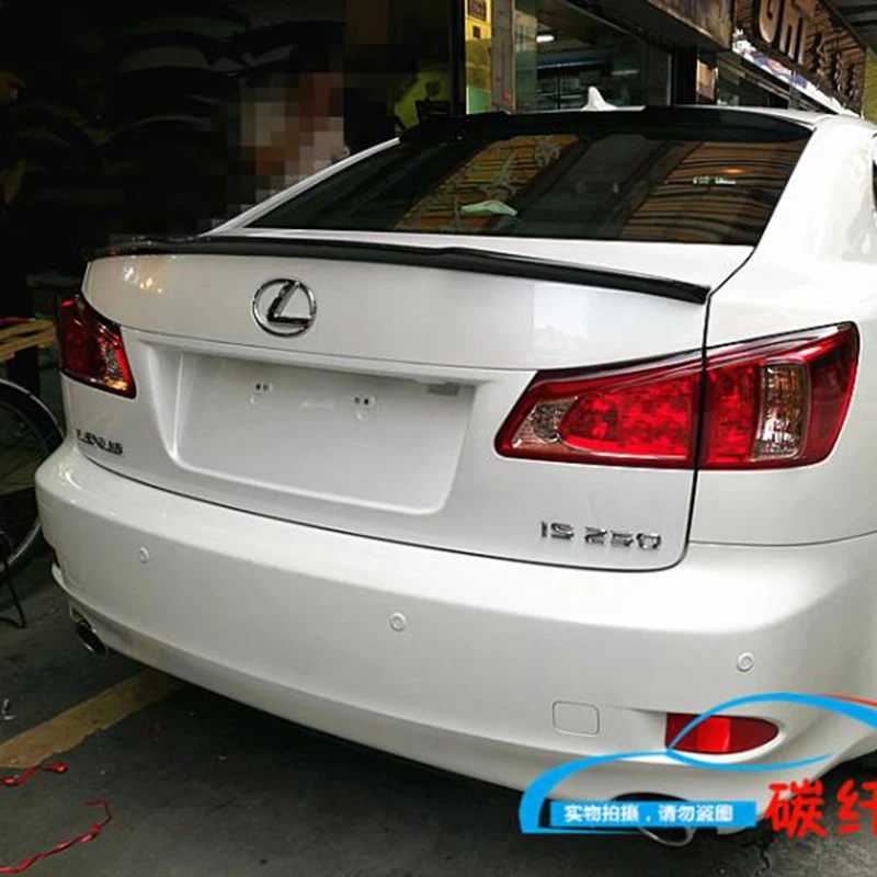 

Carbon Fiber Rear Trunk Boot Duck Spoiler Back windshield Wing For Lexus IS IS250 IS300 IS350 2006-2013 V Styling