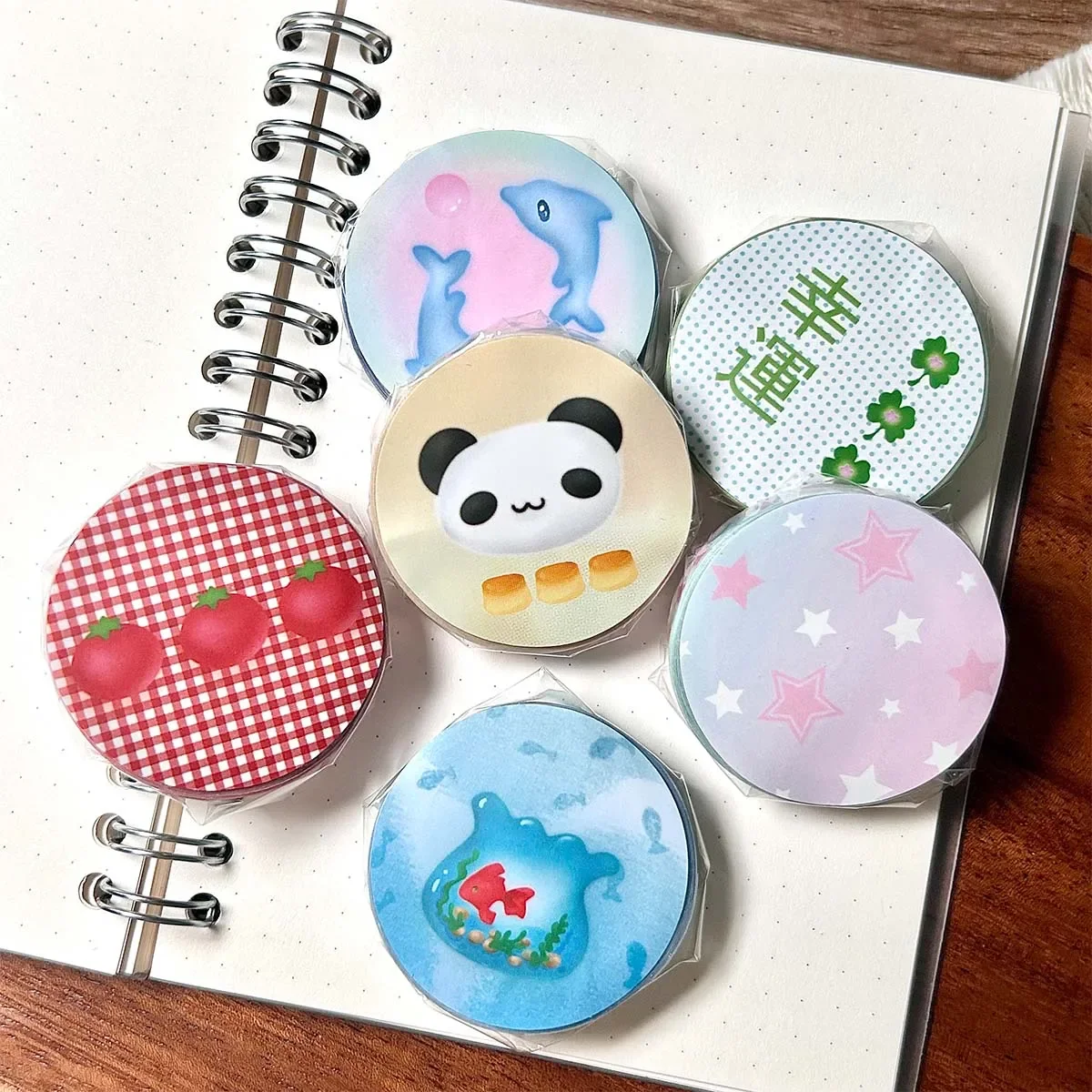 น่ารักมะเขือเทศ Deco Washi เทป Kawaii Four-Leaf Clover Masking เทปกระดาษ Washi เทปทรายเคลือบ Shimmer ฟิล์ม