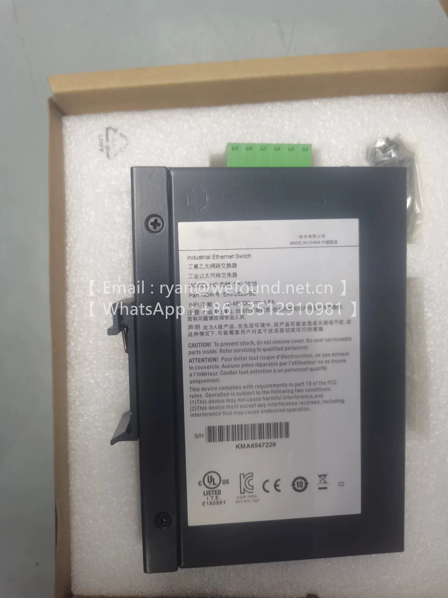 

EKI-2528 EKI-2528-BE 8-портовый промышленный Ethernet-коммутатор без сети управления