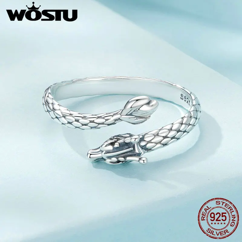Women's 925 Sterling Silver Dragon Ring