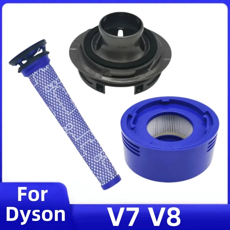 Motor Back Cover Hepa Post Filters For Dyson V7 V8 Trigger Animal Vacuum Cleaner Motor Rear Cover Front Filter Replacement Parts