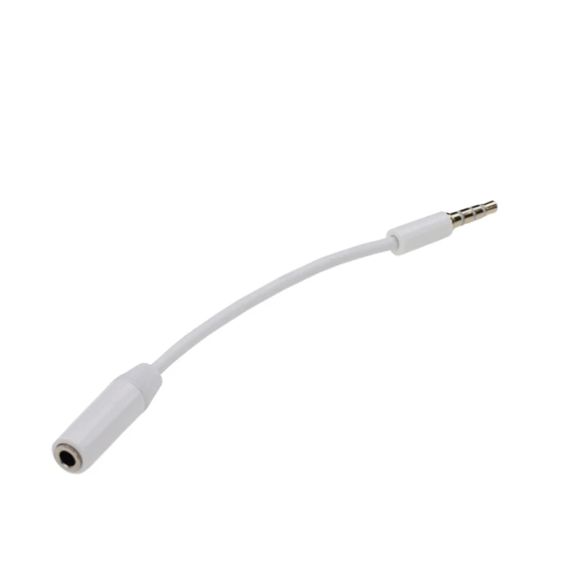 200pcs Short Headphone Stereo Audio Extension Cable 3.5mm Male to Female Extender Aux Cord For Earphone PC Phone