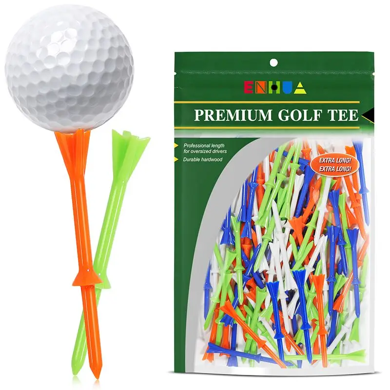 Golf Tee Long Tee Limit Ball Nail Golf Serve T Open Golf Tee Durable Plastic Ball Holder Supplies Accessories